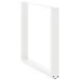 Patas para mesa de comedor en forma de U 2 uds acero blanco by , Table legs - Ref: Foro24-4013193, Price: 93,63 €, Discount: %