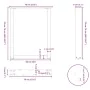 Patas para mesa centro forma U 3 uds blanco 70x(72-73) cm acero by , Table legs - Ref: Foro24-4013201, Price: 119,72 €, Disco...