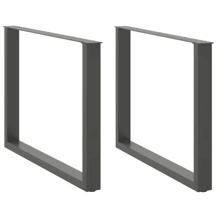 Patas para mesa comedor forma U 2uds antracita 100x(72-73) cm von , Tischbeine - Ref: Foro24-4013198, Preis: 104,71 €, Rabatt: %