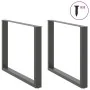 Patas para mesa comedor forma U 2uds antracita 100x(72-73) cm von , Tischbeine - Ref: Foro24-4013198, Preis: 104,71 €, Rabatt: %