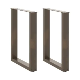 Patas mesa centro forma U 2uds acero natural 70x(72-73)cm acero de , Patas para mesas - Ref: Foro24-4013187, Precio: 82,47 €,...