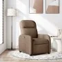 Sillón reclinable de tela marrón by , Armchairs - Ref: Foro24-4015526, Price: 178,27 €, Discount: %