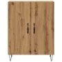 Aparador de madera de ingeniería roble artisan 69,5x34x90 cm de , Aparadores - Ref: Foro24-857178, Precio: 79,48 €, Descuento: %