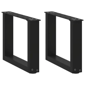 Patas de mesa de centro forma U 2uds acero negro 40x(30-31) cm von , Tischbeine - Ref: Foro24-4013132, Preis: 62,19 €, Rabatt: %