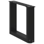 Patas de mesa de centro forma U 2uds acero negro 40x(30-31) cm by , Table legs - Ref: Foro24-4013132, Price: 62,19 €, Discoun...