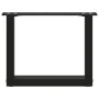 Patas de mesa de centro forma U 2uds acero negro 40x(30-31) cm by , Table legs - Ref: Foro24-4013132, Price: 62,19 €, Discoun...