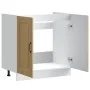 Mueble bajo para fregadero Kalmar roble sonoma 80x46x81,5 cm von , Küchenschränke - Ref: Foro24-853450, Preis: 67,34 €, Rabat...