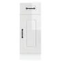 Mueble bajo cocina Kalmar madera ingeniería blanca alto brillo von , Küchenschränke - Ref: Foro24-853459, Preis: 70,29 €, Rab...