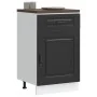 Mueble bajo de cocina Kalmar madera de ingeniería negra by , Kitchen cabinets - Ref: Foro24-853478, Price: 90,24 €, Discount: %