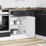 Mueble bajo de cocina Kalmar madera de ingeniería negra by , Kitchen cabinets - Ref: Foro24-853478, Price: 90,24 €, Discount: %