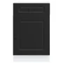 Mueble bajo de cocina Kalmar madera de ingeniería negra by , Kitchen cabinets - Ref: Foro24-853478, Price: 90,24 €, Discount: %