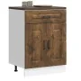 Mueble bajo de cocina Kalmar de madera ingeniería roble ahumado von , Küchenschränke - Ref: Foro24-853492, Preis: 89,18 €, Ra...