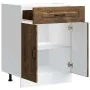 Mueble bajo de cocina Kalmar de madera ingeniería roble ahumado von , Küchenschränke - Ref: Foro24-853492, Preis: 89,18 €, Ra...
