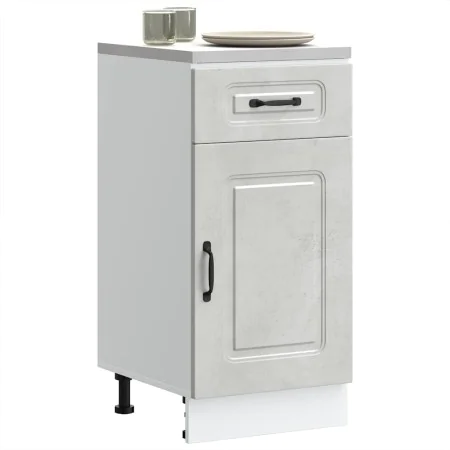 Mueble bajo de cocina Kalmar madera de ingeniería gris hormigón von , Küchenschränke - Ref: Foro24-853471, Preis: 79,40 €, Ra...