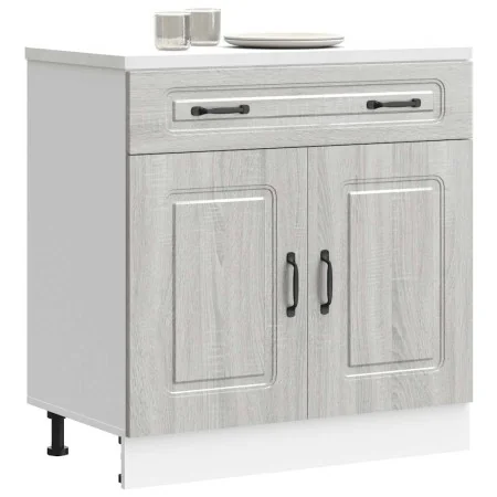 Mueble bajo de cocina Kalmar gris sonoma madera de ingeniería by , Kitchen cabinets - Ref: Foro24-853503, Price: 104,99 €, Di...