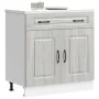 Mueble bajo de cocina Kalmar gris sonoma madera de ingeniería by , Kitchen cabinets - Ref: Foro24-853503, Price: 104,99 €, Di...