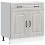 Mueble bajo de cocina Kalmar gris sonoma madera de ingeniería by , Kitchen cabinets - Ref: Foro24-853503, Price: 104,99 €, Di...