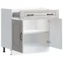 Mueble bajo de cocina Kalmar gris sonoma madera de ingeniería by , Kitchen cabinets - Ref: Foro24-853503, Price: 104,99 €, Di...