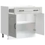 Mueble bajo de cocina Kalmar madera de ingeniería gris hormigón de , Armarios de cocina - Ref: Foro24-853501, Precio: 94,69 €...