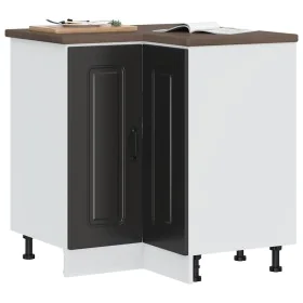 Mueble bajo esquinero de cocina Kalmar madera ingeniería negra von , Küchenschränke - Ref: Foro24-853508, Preis: 104,99 €, Ra...