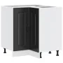 Mueble bajo esquinero de cocina Kalmar madera ingeniería negra de , Armarios de cocina - Ref: Foro24-853508, Precio: 104,99 €...