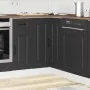 Mueble bajo esquinero de cocina Kalmar madera ingeniería negra de , Armarios de cocina - Ref: Foro24-853508, Precio: 104,99 €...