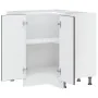 Mueble bajo esquinero de cocina Kalmar madera ingeniería negra de , Armarios de cocina - Ref: Foro24-853508, Precio: 104,99 €...