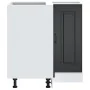 Mueble bajo esquinero de cocina Kalmar madera ingeniería negra de , Armarios de cocina - Ref: Foro24-853508, Precio: 104,99 €...