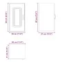 Armario de pared cocina Kalmar madera ingeniería gris hormigón by , Kitchen cabinets - Ref: Foro24-853541, Price: 51,58 €, Di...