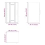 Armario de pared cocina Porto madera ingeniería gris hormigón von , Küchenschränke - Ref: Foro24-854021, Preis: 49,02 €, Raba...