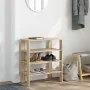 Mueble zapatero madera contrachapada roble sonoma 61x32x70 cm by , Shoe racks and shoe organizers - Ref: Foro24-859844, Price...