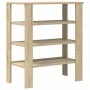 Mueble zapatero madera contrachapada roble sonoma 61x32x70 cm by , Shoe racks and shoe organizers - Ref: Foro24-859844, Price...