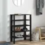 Mueble zapatero madera contrachapada negro 61x32x87,5 cm by , Shoe racks and shoe organizers - Ref: Foro24-859852, Price: 50,...