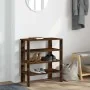 Zapatero madera contrachapada roble ahumado 61x32x70 cm by , Shoe racks and shoe organizers - Ref: Foro24-859846, Price: 45,9...
