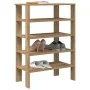 Zapatero artesanal de madera contrachapada 61x32x87,5 cm de , Zapateros y organizadores de calzado - Ref: Foro24-859859, Prec...