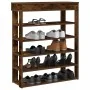 Mueble zapatero madera de ingeniería roble ahumado 80x30x98 cm von , Schuhregale und Schuhorganisatoren - Ref: Foro24-859936,...