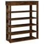 Mueble zapatero madera de ingeniería roble ahumado 80x30x98 cm von , Schuhregale und Schuhorganisatoren - Ref: Foro24-859936,...