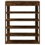 Mueble zapatero madera de ingeniería roble ahumado 80x30x98 cm von , Schuhregale und Schuhorganisatoren - Ref: Foro24-859936,...