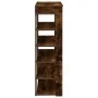 Mueble zapatero madera de ingeniería roble ahumado 80x30x98 cm von , Schuhregale und Schuhorganisatoren - Ref: Foro24-859936,...