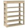 Mueble zapatero madera de ingeniería roble sonoma 80x30x98 cm de , Zapateros y organizadores de calzado - Ref: Foro24-859934,...