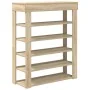 Mueble zapatero madera de ingeniería roble sonoma 80x30x98 cm de , Zapateros y organizadores de calzado - Ref: Foro24-859934,...