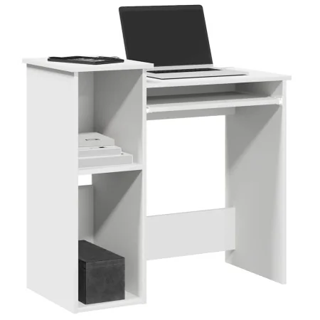 Escritorio con estantes madera contrachapada 84x40x78 cm de , Escritorios - Ref: Foro24-860445, Precio: 73,97 €, Descuento: %
