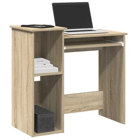 Escritorio con estantes contrachapada color roble 84x40x78 cm by , Desks - Ref: Foro24-860447, Price: 77,02 €, Discount: %