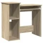 Escritorio con estantes contrachapada color roble 84x40x78 cm by , Desks - Ref: Foro24-860447, Price: 77,02 €, Discount: %