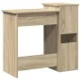 Escritorio con estantes contrachapada color roble 84x40x78 cm by , Desks - Ref: Foro24-860447, Price: 77,02 €, Discount: %
