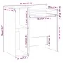 Escritorio con estantes contrachapada color roble 84x40x78 cm by , Desks - Ref: Foro24-860447, Price: 77,02 €, Discount: %