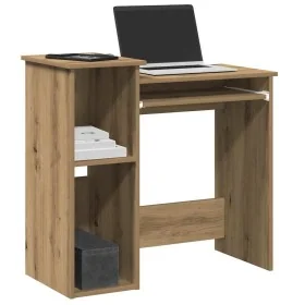 Escritorio estantes madera roble artisian 84x40x78 cm by , Desks - Ref: Foro24-860453, Price: 75,17 €, Discount: %