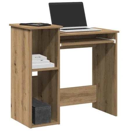 Escritorio estantes madera roble artisian 84x40x78 cm von , Schreibtische - Ref: Foro24-860453, Preis: 75,17 €, Rabatt: %