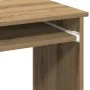 Escritorio estantes madera roble artisian 84x40x78 cm von , Schreibtische - Ref: Foro24-860453, Preis: 75,17 €, Rabatt: %
