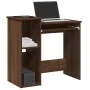 Escritorio con estantes contrachapada marrón roble 84x40x78 cm von , Schreibtische - Ref: Foro24-860451, Preis: 68,69 €, Raba...